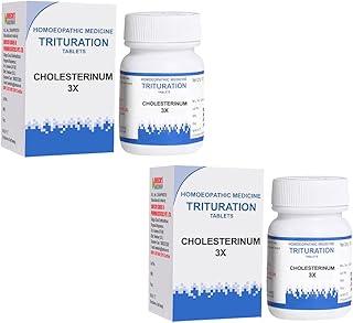Dr. Bakshi's BAKSON'S HOMOEOPATHY CHOLESTERINUM -3X TABLETS (100 UNITS) - Pack of 2