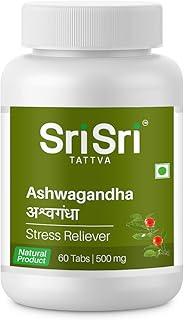 Sri Sri TATTVA shuddhta ka naam Ashwagandha 500Mg Tablet - 60 Count (Pack of 2)