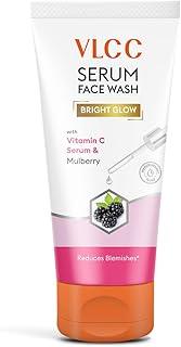 VLCC Serum Facewash - 100ml | with Vitamin C Serum Rich in Antioxidants & Mulberry Extract to Reduce Blemishes & Bright Glow | Dermatologically Tested
