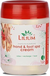 Lilium Hand & Foot Spa Cream For Rough, Dry and Cracked Heel | Sunflower Seed Oil & Olive Oil, 900ml
