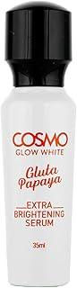 Cosmo Glow White Extra Brightening Serum 35ml, 2x Intensive Fairness | Papaya Extract | Visibly Brightens Skin Tone & Improves Skin Elasticity | For Unisex