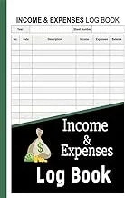 Income & Expenses Log Book : Daily Income Expense Tracking Log Book for Personal Finance | Cash Book Journal for Small Business with Organized Income & Expenses Records | Perfect as a Gift !
