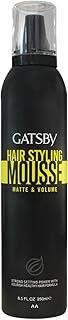 Gatsby Hair Styling Mousse - Matte & Volume, 250ml | Long Lasting Hold, Massive Volume, Matte Effect | Natural- Jojoba Oil & Aloe Vera | Humidity Proof