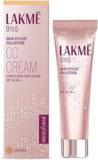 LAKMÉ CC Cream with SPF30 PA++ - Caramel |Enriched with 3% Niacinamide | Conceals Dark Spots| Brightens Skin |Lightweight Moisturizer + Foundation 30g