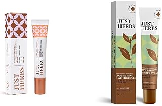 Just Herbs 3 in 1 Pore-Refining,Minimizer Mattifying & Hydrating Primer 20g & Just Herbs Nourishing Under Eye Gel Cream 20