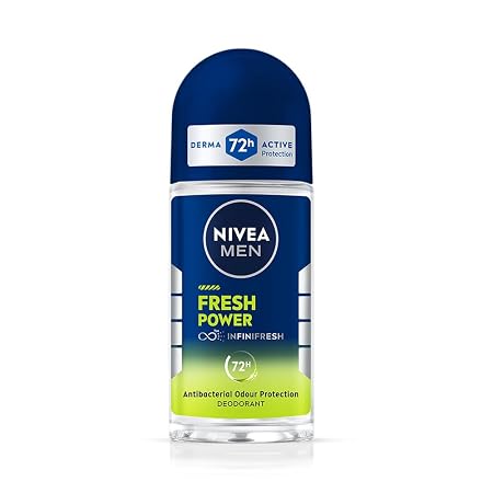 NIVEA Men Fresh Power Underarm Roll-On Deodorant | 50ML