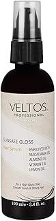 VELTOS Hair Repair Serum - Argan Oil Hair Serum, Vitamin E Hair Serum and Almond &Lemon oil Hair Serum for Frizz Control, Shine and Straightening - Coz Love is in the Hair - 3.4 Fl. Oz, 100 Ml