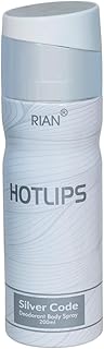 RIAN Hotlips Silver Code Deodorant Body Spray - 200ml