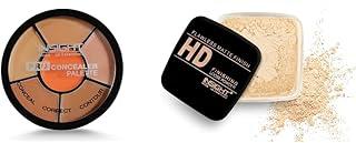 Insight Cosmetics Pro Concealer Palette (Concealer) & Insight Pressed Powder Translucent Face Powder (LIGHT, LIGHT)