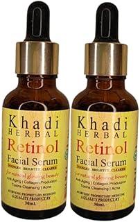 Herbigiri Herbal Retinol Facial Serum Natural Glowing Beauty for Anti-Aging | Collagen Production Toxins Cleansing and Acne for All Skin Types Pack of 2 (60ml)