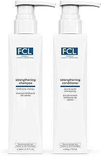 FCL strengthening Shampoo & Conditioner | Hair Fall Control Kit | Strengthens Hair | Reduces Frizz | Promotes Hair Growth | Cleans Scalp | Paraben & Sulphate Free 400ml