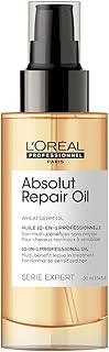 L'Oréal Professionnel Serie Expert Absolut Repair Serum | For dry and damaged hair| Provides softness and shine | With Wheat Oil (90ml)
