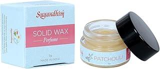 Sugandhim Perfume Patchouli Solid Wax Fragrance, Travel Pocket Friendly Strong Fragrance, Floral Wax Cream Perfume with Bees Blend & Natural Essence, Lasts upto 7 hours - 5 GMS