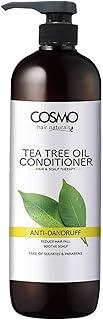 Cosmo Hair Naturals Tea Tree Conditioner 1000ml | Anti-dandruff | Reduce Hair Fall | Free of Sulfates & Parabens | For Men & Women