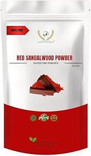 RAINTECH Red Sandalwood Powder (Rakthachandan Powder) – 100g – Natural, Organic, Skin Brightening & Anti-Aging Powder for Clear & Glowing Skin, Acne & Blemish Treatment, Anti-inflammatory Properties