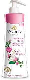 Yardley London English Rose Moisturizing Body Lotion With Germ Shield| Infused With Rose & Geranium Oil| Daily Use Hand & Body Lotion With Vitamin C & B3 For Women| 400ml