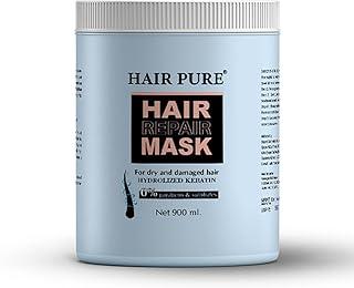 Hair Pure Hair Repair Mask for Dry and Damaged Hair with Hydrolyzed Keratin – Deep Nourishment and Intense Repair, 900ml
