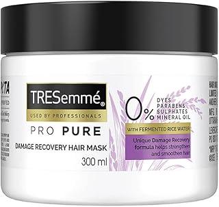 TRESemme Pro Pure Damage Recovery Mask|| with Fermented Rice Water|| Sulphate Free & Paraben Free|| for Damaged Hair|| 300 ml