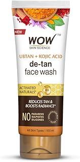 WOW Skin Science Ubtan Cleansing Face Wash | Turmeric & Saffron | All Skin Types | Clear, Glowing Skin | 100% Vegan | Paraben & Sulphates Free | For Women & Men | 100 ml