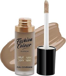 Fashion Colour Platinum Multi-Use Concealer Full Coverage | Liquid HD Concealer | Easily Blendable Concealer For Face Makeup-15ML (Tan)