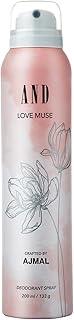 AND Love Muse Deodorant 200ml Body Spray Gift For Women Longlasting Crafted by Ajmal