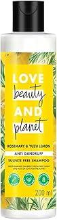 Love Beauty And Planet Rosemary & Yuzu lemon sulfate free anti dandruff shampoo 200ml