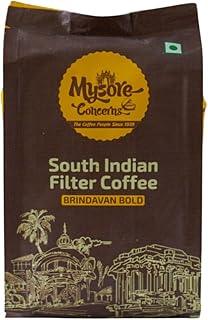 MYSORE CONCERNS | Brindavan Bold | South Indian Filter Coffee | 20% Premium Chicory | Freshly Roasted | Ground Coffee Bag(454G)- Pack Of 1