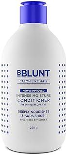 BBLUNT Intense Moisture Conditioner with Vitamin E & Jojoba for Dry & Frizzy Hair - 250 g