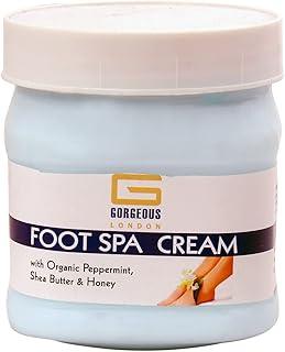 Gorgeous London Foot Spa Cream with Orgenic Peppermint, Shea Butter & Honey 450 gm (Pack of 1)
