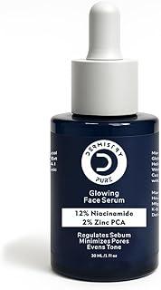 Dermistry Pure 12% Niacinamide 2% Zinc Acne Open Pores Spots Corrector Redness Oil Blemishes Control Face Serum for Oily Acne Prone Skin Pimple Marks Scars Even Skin Tone Use Day Night Men Women 30ml