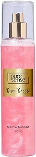 PureSense Diva Dazzle Pink Shimmer Body Mist Spray for Women | Long Lasting Luxury Refreshing Fragrance | Travel Friendly | 150ml