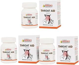 Dr. BAKSHI'S BAKSON'S HOMEOPATHY Throat Aid_3_225 Tablets (3 Pack of 75 Units)