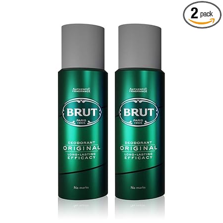 BRUT ORIGINAL DEODORANT PACK OF 2 (200ML+200ML) - FOR MEN AND WOMEN.