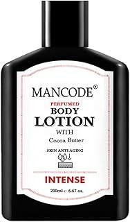 Mancode Intense Body Lotion for Men 200ml | Deep Hydration & Nourishment | Non-Greasy Formula | Enriched with Cocoa & Shea Butter | Smooth & Healthy Skin | Paraben-Free | All-Day Moisturization