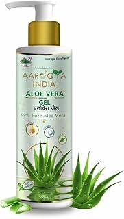 Aarogya India Pure Aloe Vera Gel – Soothing Hydration for Skin | suitable Face, body and Hair 200ml