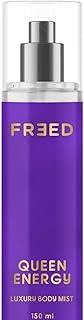 Freed Queen Energy Luxury Body Mist 150ml | Vanilla, Coffee, Woody Body Spray for Women | Smell Expensive Perfume for Women | Body Mist Woman Long Lasting | Long- Lasting Fragrance Perfume