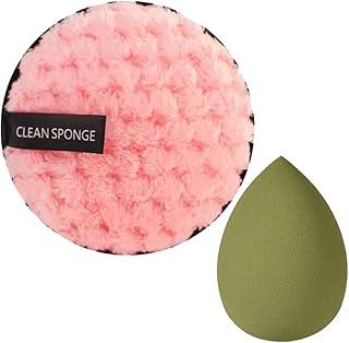 Calitate 1Pieces Makeup Remover Cleansing Pad and Face Cleansing Eco-Friendly Re-Usable Multi-Purpose with 1 Beauty Blender