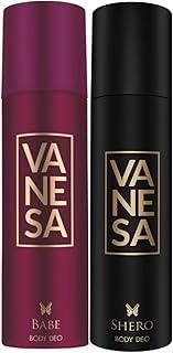 VANESA Babe & Shero Body Deo - 150ML Each (Pack of 2) | Long Lasting Deodorant Spray for Women