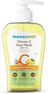 Mamaearth Vitamin C Face Wash for Women & Men 250ml- Toxin-Free & Oil-Free Face Wash for Acne-Prone, Dry & Oily Skin - Illuminates Skin