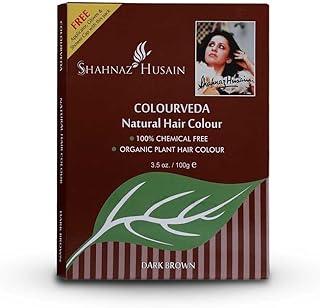 Shahnaz Husain Colourveda | Natural Hair Colour | 100% Chemical Free | Dark Brown | 100g