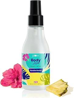 Plum BodyLovin Hawaiian Rumba Body Mist for Women | Refreshing Long Lasting Tropical Fragrance | Perfume Body Spray for Women | Vegan & Paraben Free | Travel Friendly Beachy Fresh Scent | 150ml