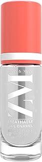 ZM Zayn & Myza Breathable Nail Enamel - Top Glaze | Smooth Application | Quick-Drying I Longlasting I Chip-Defiant I Water Permeable | Glossy Finish | 100% Vegan, 6 ml