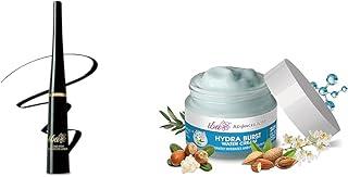 Iba Long Stay Liquid Eyeliner, Jet Black, 6.5ml l Waterproof, Smudge Proof l Halal Certified & Vegan Makeup Advanced Activs Hydra Burst Water Cream, 50g With Hyaluronic Acid For Hydrates & Plumps Skin