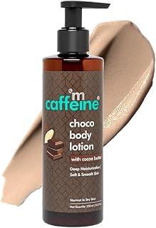 mCaffeine Deep Moisturizing Choco Body Lotion for Dry Skin | All Season Moisturizer for Body with Cocoa Butter & Shea Butter | Non-Sticky Body Lotion for Women & Men (250ml)