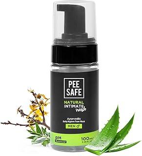 Pee Safe Natural Intimate Wash for Men | Tea Tree Essential Oil | Ayurvedic | Mens Intimate Wash | Men Genital Wash | Mens Ball wash | Men's Intimate wash 100ml