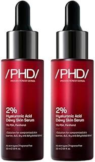 Proven Honest Derma/PHD/ 2% Hyaluronic Acid Dewy Skin Serum I 1% PGA & Panthenol Pack of 2 (30ml +30ml)
