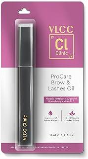 VLCC Clinic Pro Care Brow & Lashes Oil - 15ml | Dermatologically & Ophthalmologically Tested | Brow and Lash Thickening | Nourish Brows and Lashes | Longer, Thicker & Darker-Looking Lashes and Brows