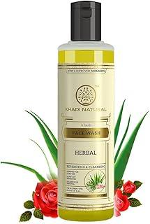 Khadi Natural Ayurvedic Herbal Face Wash | Refreshing Face Wash for Every Day Use | Face Wash for Controlling Excess Oil | Suitable for All Skin Types | 210ml