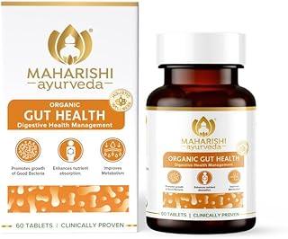Maharishi Ayurveda Gut Health Tablets - 100% Ayurvedic & Natural | Enhance Nutrient Absorption & Digestion | For Overall Gut Health | 60 Tablets (Pack of 1)