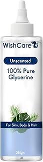 WishCare Unscented Glycerine for Skin care - 100% Pure & Vegan 250gm